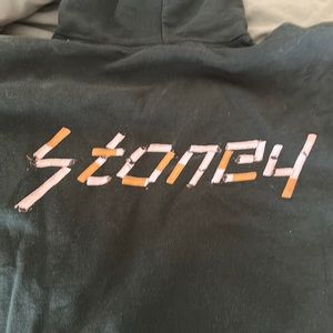 Green Post Malone Stoney I Fall Apart Tour Hoodie